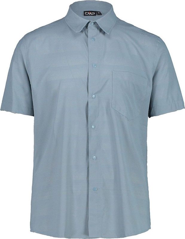 Shirt - Blauw - Katoen - Voor Bergtochten