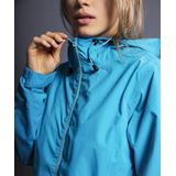 Regenjas - Blauw - Ripstop - Waterdicht - Lichtgewicht - Verstelbare Manchetten