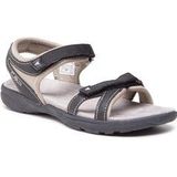 CMP - Adib - Sandalen - Zwart - Leren Zool - Lycra Bovenmateriaal