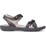 CMP - Adib - Sandalen - Zwart - Leren Zool - Lycra Bovenmateriaal