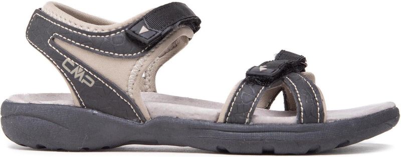 CMP - Adib - Sandalen - Zwart - Leren Zool - Lycra Bovenmateriaal