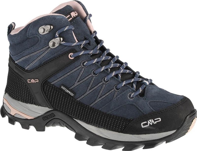 CMP - Rigel Mid - Dames Trekking Schoenen - Sabbia-Salmone - Leer - Waterdicht