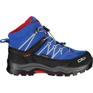 CMP Kids Rigel Mid Trekking Shoe Wp uniseks-kind Trekking- en wandelschoenen, Cobalto Stone Fire, 32 EU