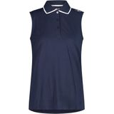CMP - Women's Polo Sleeveless - Poloshirt - Blauw - 95% Polyester, 5% Elastaan