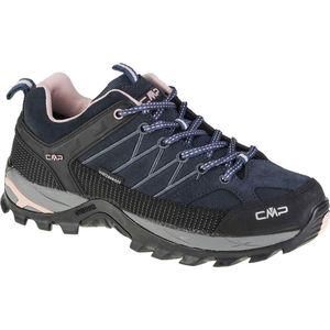 CMP Rigel Low Wmn Trekking Shoes WP, damesschoenen, Blauw asfalt antraciet roos, 37 EU