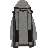 Wooltech - Damesjas - Zwart - Synthetisch - Met Capuchon