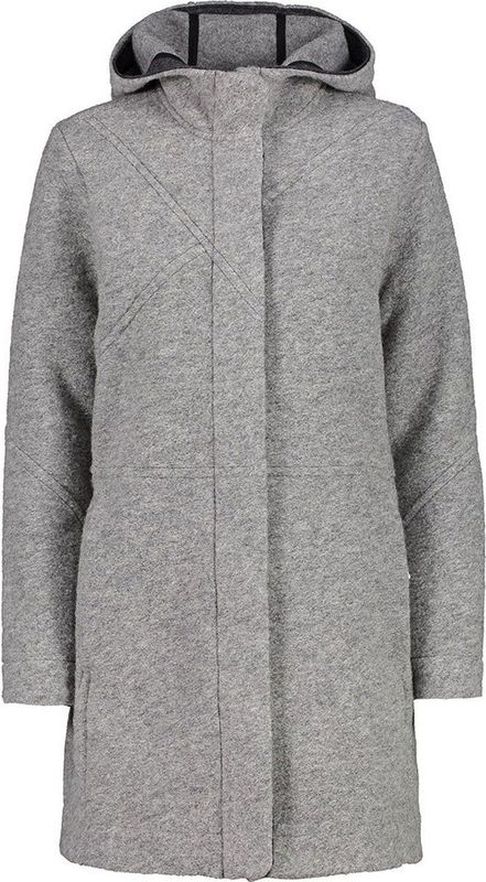 Wooltech - Damesjas - Zwart - Synthetisch - Met Capuchon