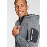 CMP Strickfleecejacke »MAN JACKET FIX HOOD«, (1 St.), mit Kapuze