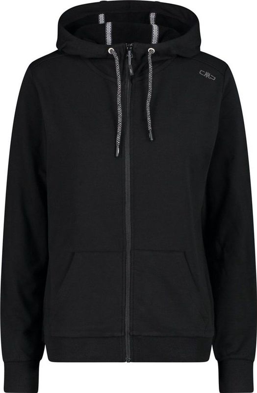 Sweater - Stretchkatoen - Grijs - Met Ritssluiting en Capuchon