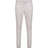 Pantalon - Melange - Katoen - Elastische Tailleband - Twee Zijzakken