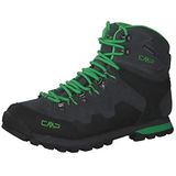 CMP Athunis Mid Trekking Wp Walking Shoe voor heren, Grey Verde Fluo, 41 EU