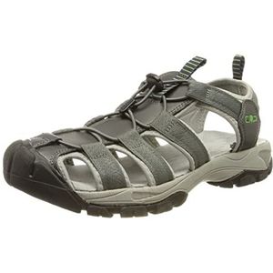 CMP Sahiph Hiking Sport Sandal, Grey-Verde Fluo, 45 EU