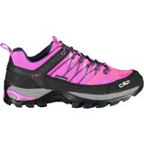 CMP Rigel Low Wmn Trekking Shoe WP, Walking Dames, Pink Fluo B Blue, 36 EU