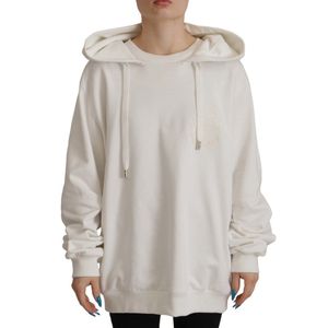 Dolce Gabbana - Hoodie - Wit - Long Sleeves - Sweater