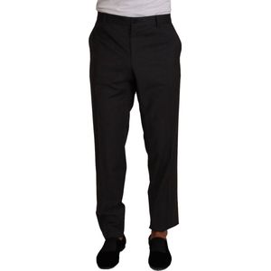 Dolce & Gabbana, Heren, Broeken, Grijs, Maat: 4XL Wol,