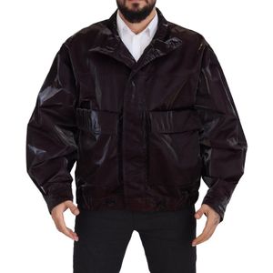 Dolce & Gabbana - Collared Jacket - Bordeaux - 100% Nylon