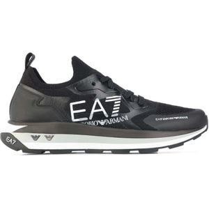 Emporio Armani EA7 B&W Altura Sneakers Voor Heren, Zwart - Maat 42