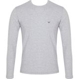 Emporio Armani O-hals longsleeve shirt basic grijs