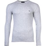 Emporio Armani O-hals longsleeve shirt basic grijs