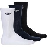 Emporio Armani - Sporty Terrycloth Sokken - Veelkleurig - Verpakking van 3 Stuks