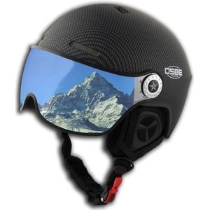 OSBE Skihelm Aire Visor Carbon Look 54-58 cm