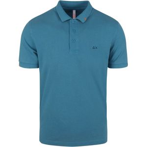 Sun'68 - Polo Small Stripe - Poloshirt - Kobaltblauw