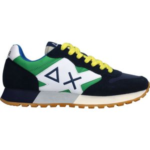 SUN68 Jaki Tricolors Sneaker - Mannen - Groen/blauw - Maat 43