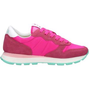 Sun 68 Ally Solid Nylon dames sneaker - Fuchsia