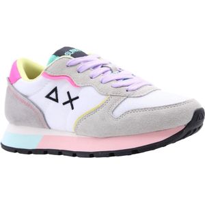 Sun68 Ally Color Explosion dames sneaker - Wit multi - Maat 37