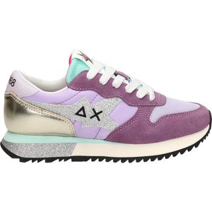 Sun68 Star girl Glitter dames sneaker - Lila