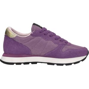 SUN68 Ally Bright Nylon Sneakers Laag - lila