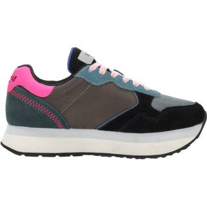 SUN68 Kelly Multicolor Sneakers Laag - zwart - Maat 36