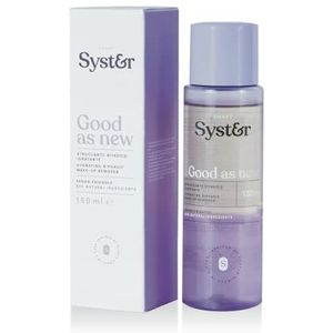 Syster - Gezichts- en oogreiniger, bifasisch zuiverende gezichts- en oogmake-up remover voor waterdichte make-up - Veganistische gezichtsreiniger, gemaakt in Italië, vrij van parabenen en siliconen - 150 ml