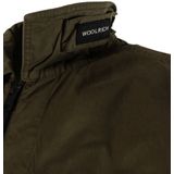 Woolrich - Lake Olive - Overshirt - Groen - 100% Katoen - Ritssluiting