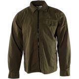 Woolrich - Lake Olive - Overshirt - Groen - 100% Katoen - Ritssluiting