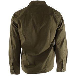 Woolrich - Lake Olive - Overshirt - Groen - 100% Katoen - Ritssluiting