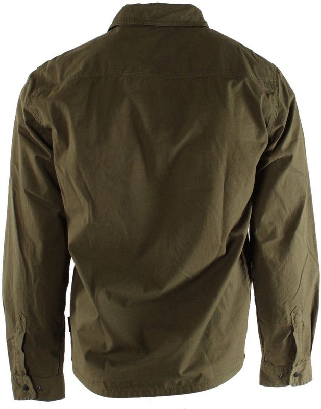 Woolrich - Lake Olive - Overshirt - Groen - 100% Katoen - Ritssluiting