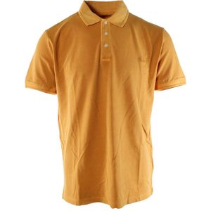 Woolrich - Polo - Geel - Katoen/Elastaan