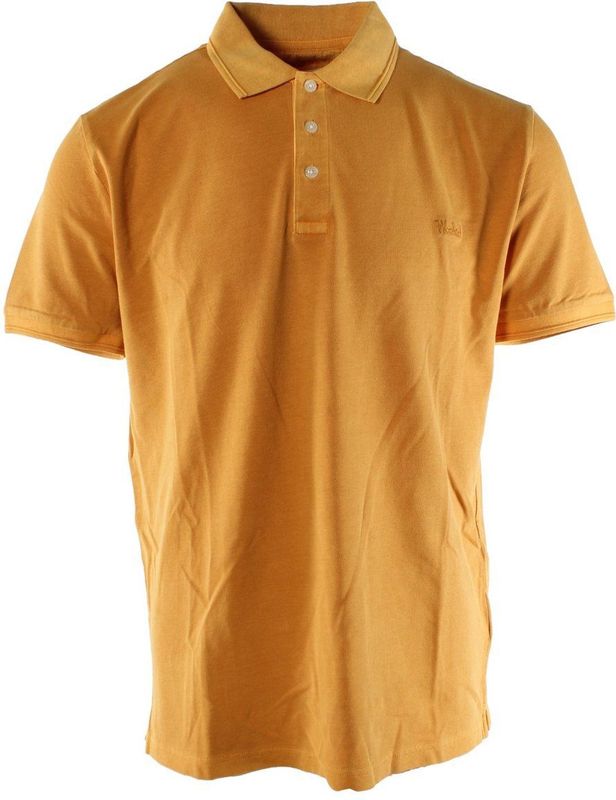 Woolrich - Polo - Geel - Katoen/Elastaan