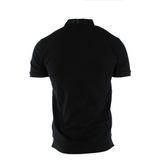 Woolrich - Polo Shirt - Blauw - Katoen - Geribbelde Randen - Zoom met Zijsplitjes