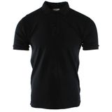 Woolrich - Polo Shirt - Blauw - Katoen - Geribbelde Randen - Zoom met Zijsplitjes