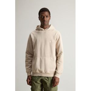 Woolrich - Hoodie - Beige - Katoen