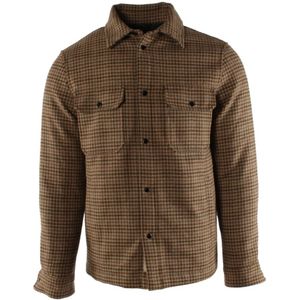 Woolrich - Alaskan Wool Check - Wolruitjas - Bruin - Heren