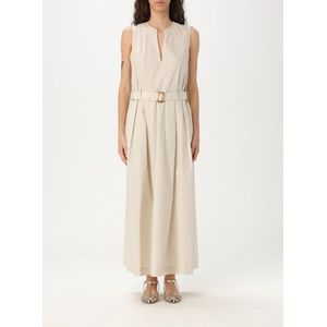 Woolrich - Midi-Jurk - Beige - 100% Katoen