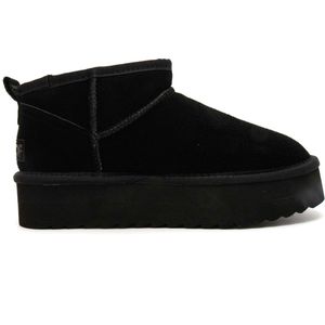 Colors of California Boots - Suede Platform Laarzen - Zwart