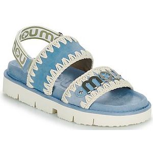 Mou - Blauw Mou Bio Strap Sandalen Blauw Mu.sw461001t