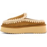 Mou - MU.FW681004A - Klomp - Beige - Platform - Leer - Casual