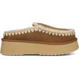 Mou - MU.FW681004A - Klomp - Beige - Platform - Leer - Casual