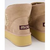 Mou - MU.FW681000A - Leren Enkellaarsjes - Zwart - Mini Eskimo Platform