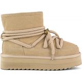Colors of California - Platform Mountain Look - Enkelboot - Beige - Leer